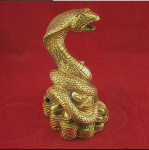 506+++ кобра Знак зодиака «Змея» медные украшения Zhaocai Wangcai подарок украшение для дома фэн-шуй