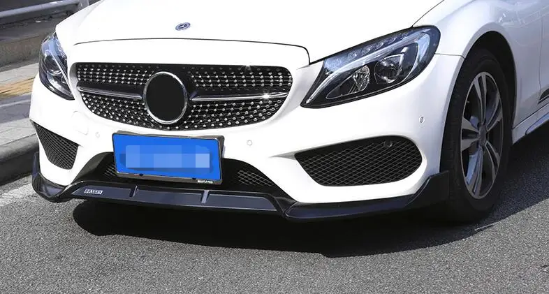 Передний бампер для Mercedes Benz W205 диффузор C Class C200 C180 задний спойлер|Обвесы| |
