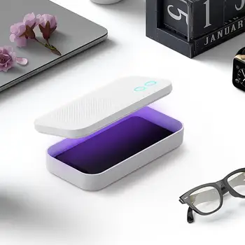 

UV LED Light UVC Phone Sterilizer Box Anti Bacteria Ultraviolet Ray Disinfection For Jewelry Watch Phone Aromatherapy