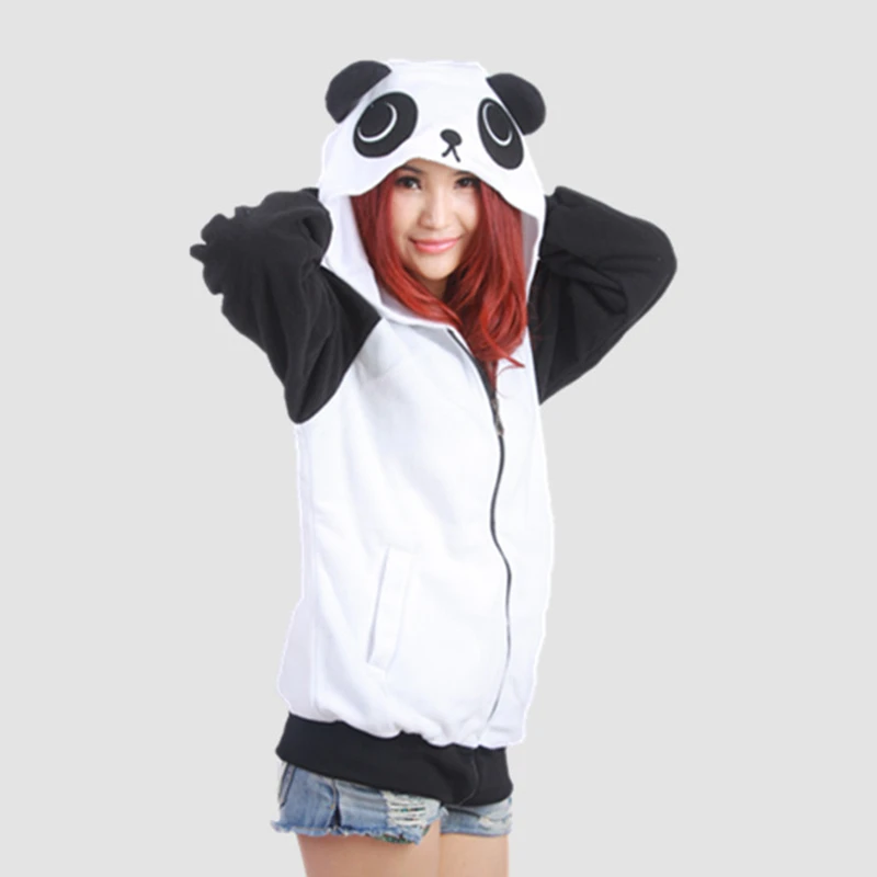 2021 Spring New Panda Hoodie Jacket Lady Animal Hoodie Panda Women Coats  Sweatshirt with ears Cosplay Animal Hoodies|sweatshirts homme|hoodie  womensweatshirt store - AliExpress