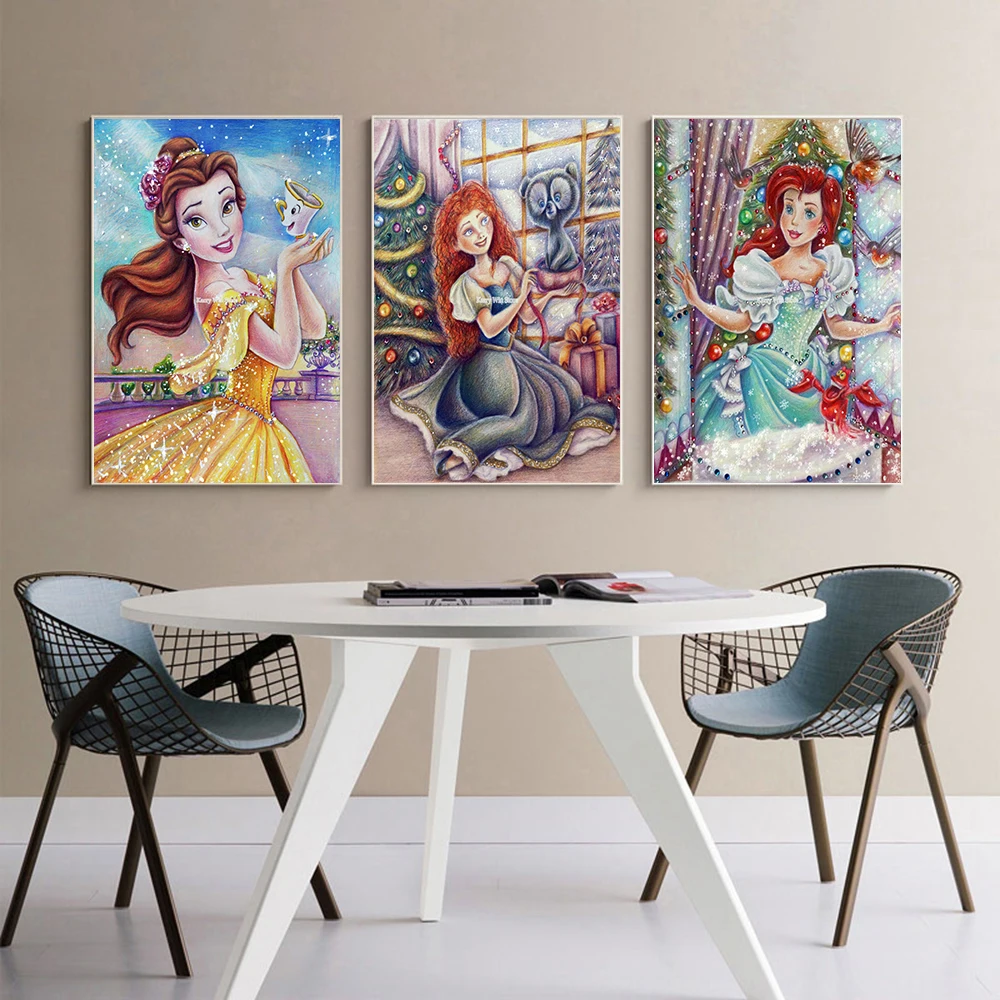 5D Diamond Painting Disney Cartoon Princess New Arrivals “Beauty and the  Beast” Hobby Art DIY Mosaic Full Drill Home Decoration