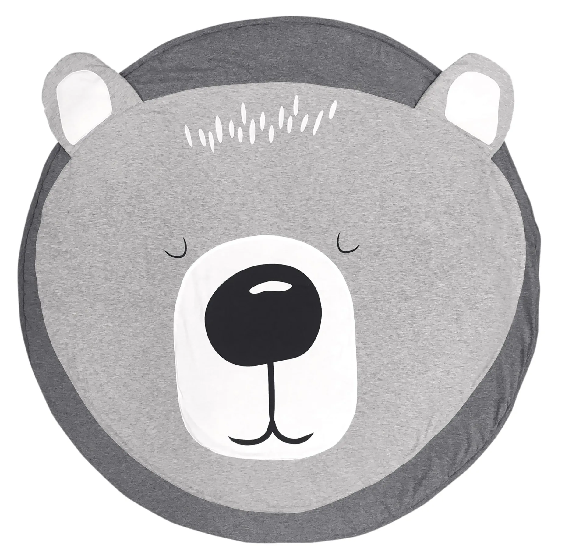 

INS Hot Selling Thermal Bear Cartoon Pure Cotton CHILDREN'S Creeping Mat Game Mat round Rug CHILDREN'S Room Decorations