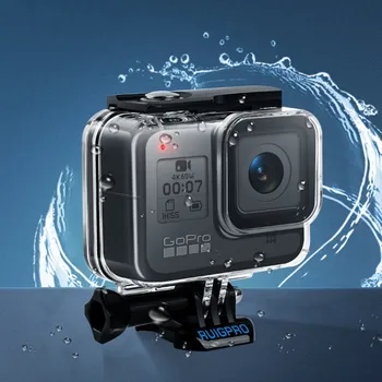 

Camera Waterproof Housing Transparent Shockproof Scratch Proof Protective Case For GoPro 8 Action Cameras