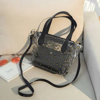 

2020 Fashion New Women Daisy Shoulder Bag Floral Print PVC Crossbody Handbag Zipper Large Capacity Messenger Composite Purse