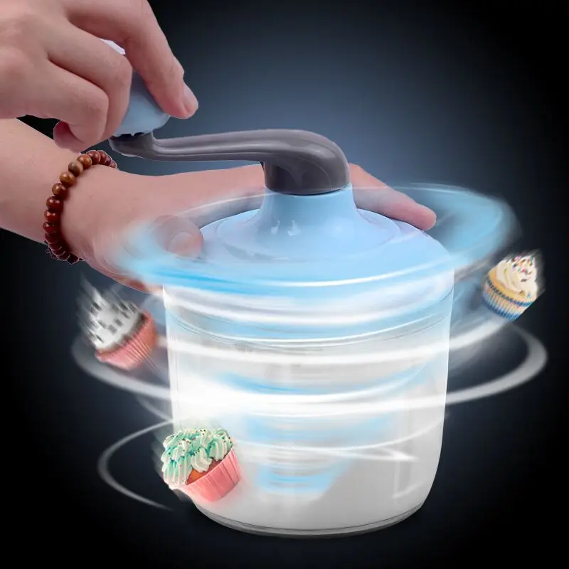 Hand-cranked Cream Whisk Egg Beater Baking Tools Blender Cream Stiring Foam Mixer Egg Beater Dough Household Kitchen Tools