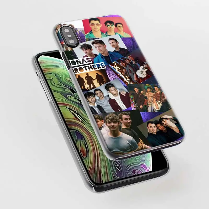 Jonas Brothers чехлы для телефонов Apple iPhone 11 Pro Max X XR XS MAX 11 Pro 7 8 6 6s Plus 5 5S SE жесткий чехол