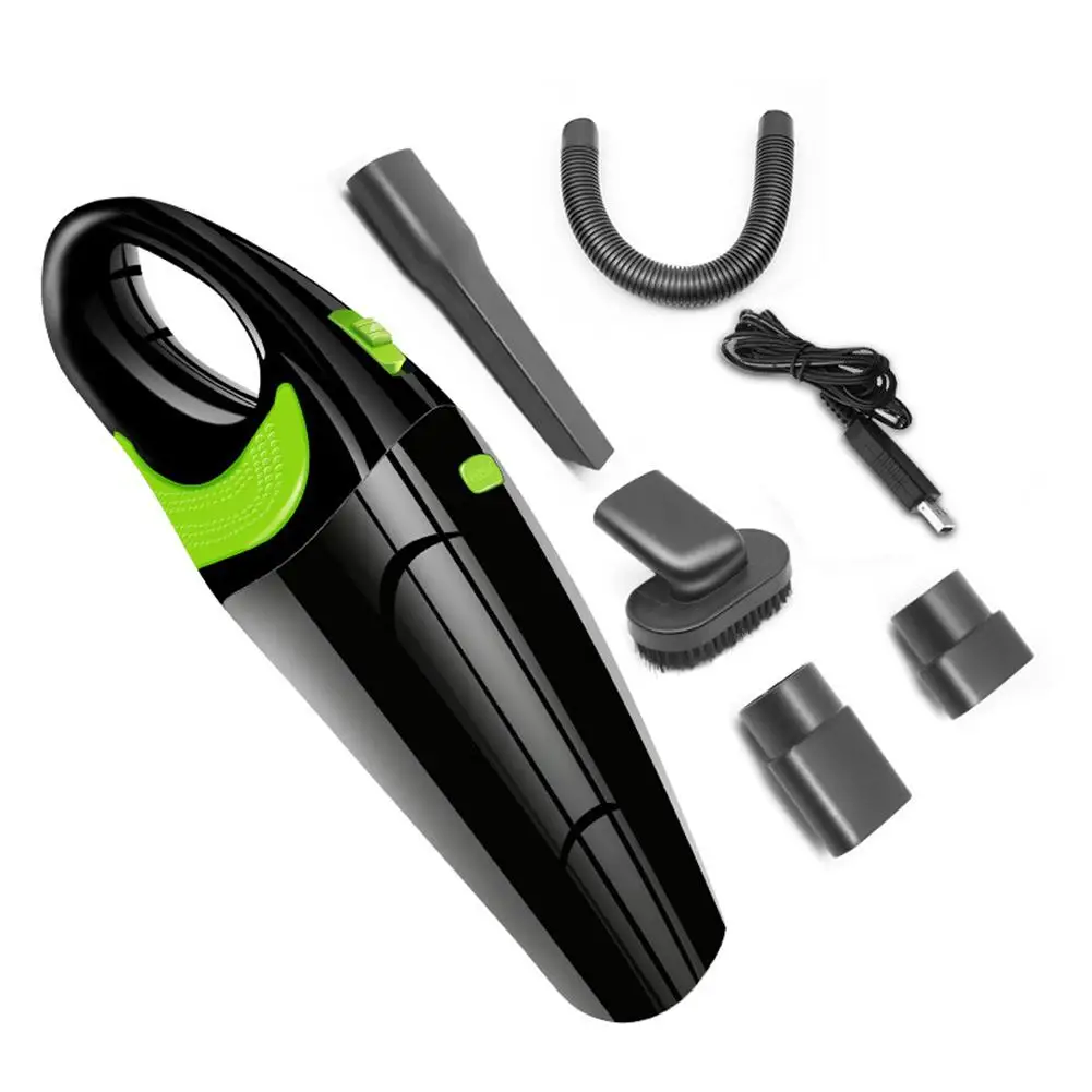 black fruit green Kuulee пылесос для домашнего автомобиля беспроводной зарядки сухой влажный аспиратор автомобильный пылесос - Цвет: black fruit green