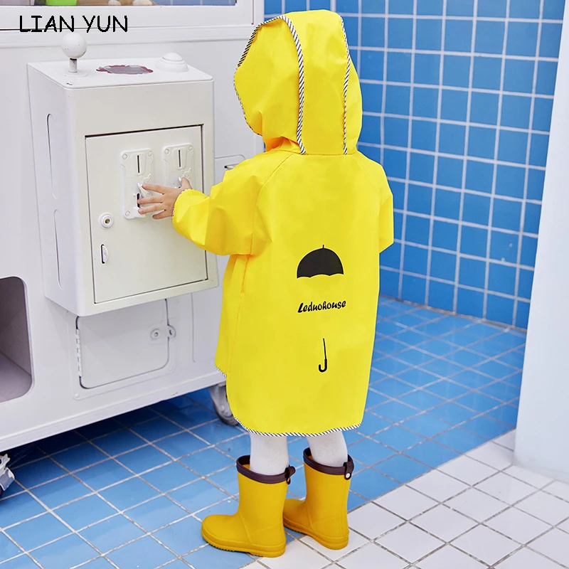 Детский плащ дождевик infantile Regenjacke непроницаемый Regenjas Capa De Chuva Pluie Kinderen | Дом и сад