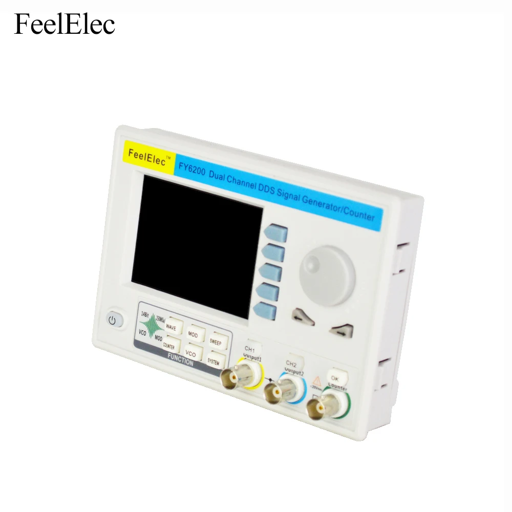 FeelTech 2019 последняя FY6200 20M двухканальный функция произвольной формы DDS генератор