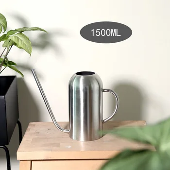 

Stainless Steel Watering Can Bonsai Indoor Plants Water Pot with Long Spout Plant Long Mouth Sprinkling Pot Garden Tool WY52603