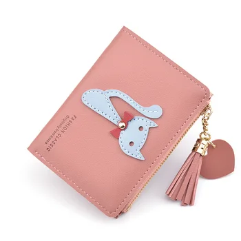 

New Arrival Wallet Short Women Wallets Zipper Purse Cat Prints Fashion Bifold Leather Wallets Casual Coin Purse Card Holder
