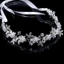 Алиэкспресс Лидер продаж свадебный Кристальный головной убор для невесты повязка для волос украшение на лоб Свадебные аксессуары Свадебный аксессуар для платьев