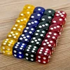 24 Pieces Set 16MM Rounded Corners Playing Party Dices Four-Color Transparent Dice (Transparent Blue, Green, Yellow, Red All 6) ► Photo 1/5