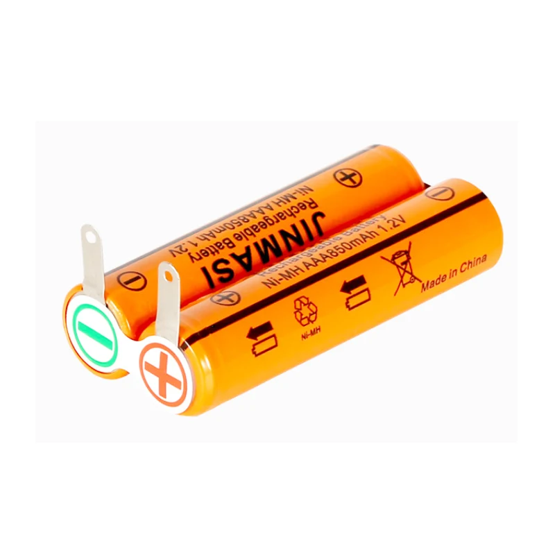 Nuova Batteria Fai Da Te Ni-Mh 2.4V 850Mah Per Ys534/17 Water Pik Wp-900 Remington Barba Trimmer Rasoio Rasoio 10 X20X44Mm