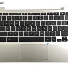 JIANGLUN подлокотник для ноутбука крышка полная клавиатура и Touc hp ad для hp Chromebook 11 G5 серебристый цвет