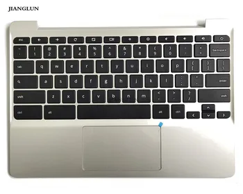 شراءجيانغ لون الكمبيوتر المحمول Palmrest غطاء كامل لوحة المفاتيح و Touc Hp Ad ل HP Chromebook 11 G5 اللون الفضي