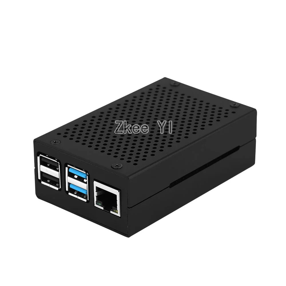Новейший алюминиевый чехол с радиатором для Raspberry Pi 4 Model B|Аксессуары