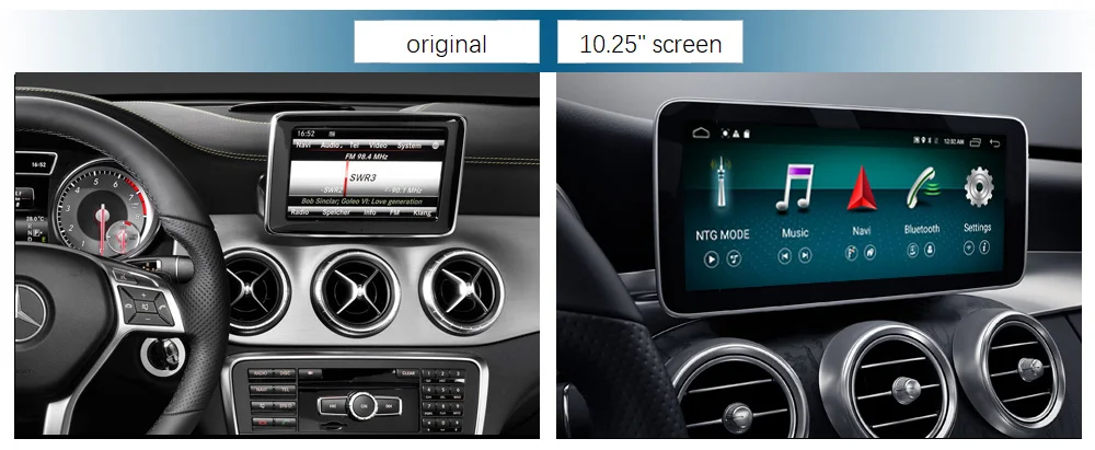Perfect 10.25" Android 8 Display 4+64G Car Radio Multimedia GPS Navigation Head Unit for Mercedes Benz GLA180 GLA200 GLA250 GLA220 GLA45 0