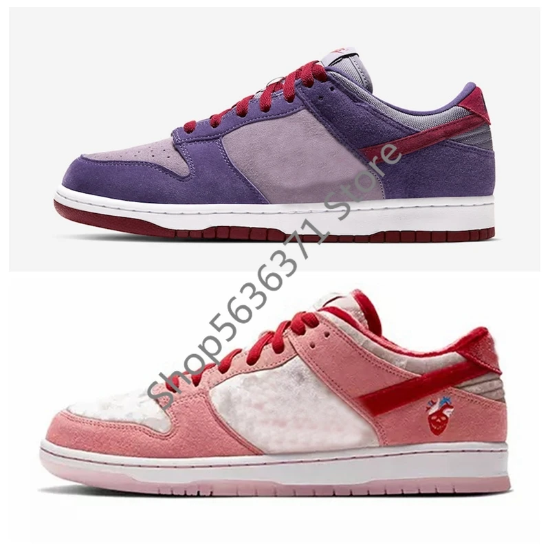 Новинка 2020 SB низкая Слива StrangeLove x Dunks кроссовки для бега женские мужские