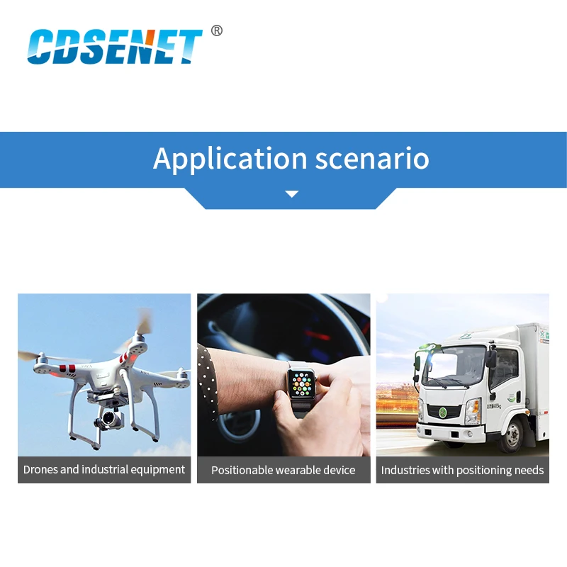Wireless Module BDS GPS GLONASS Positioning Tracking Module Wireless Development Board UART Supports NMEA0183V4.1 SPI GPIO