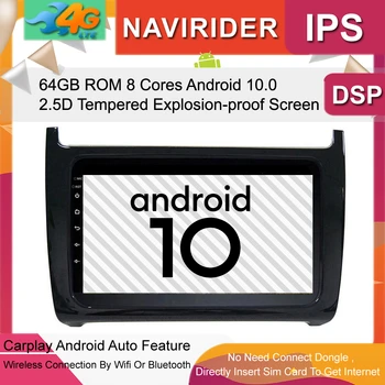 

IPS Screen Android Head Unit For VW Volkswagen POLO Sedan 2008-2015 Car Audio Tape Recorder Radio GPS Multimedia Navigation