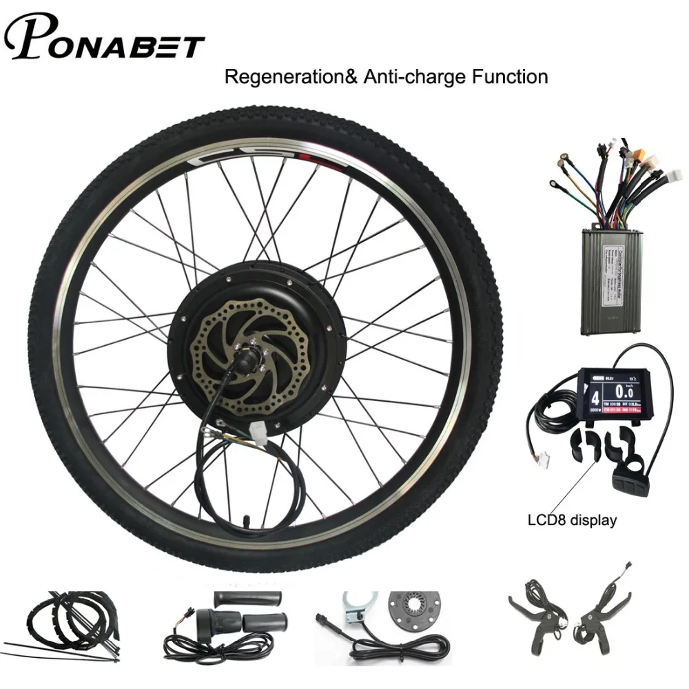Sale Ebike Electric Bicycle Conversion Engine Motor Wheel Kit 20 24 26 28 29 inch 700C 36V 250W 48V 1000W 1500W Front Rear E Bike 8