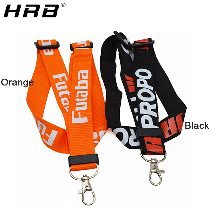 Adjustable Lanyard Strap RC Parts For JR PRO Propo Remote Controller Transmitter FPV For Futaba Orange Black Neck Belts 14cm Hot