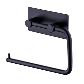 

Self Adhesive Stainless Steel Storage Waterproof Bathroom Towel Hanging Rack No Drilling Roll Paper Wall Household Tissue Holder