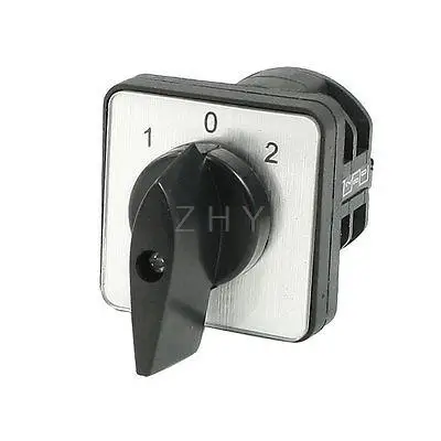 

AC 380V 10A 3 Positions Latching Rotary Selector Universal Changeover Switch