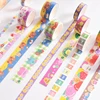 Kawaii Washi Tape 5Rolls Korean Stationery Material Escolar Papeterie Cute Stickers Masking Tape Scrapbook Adhesiva Washitape 3