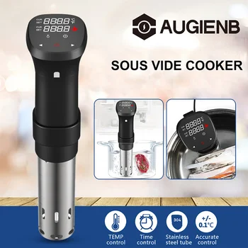 

1800W Sous Vide Cooker Thermal Immersion Circulator Machine with Large Digital LCD Display Time and Temperature Control