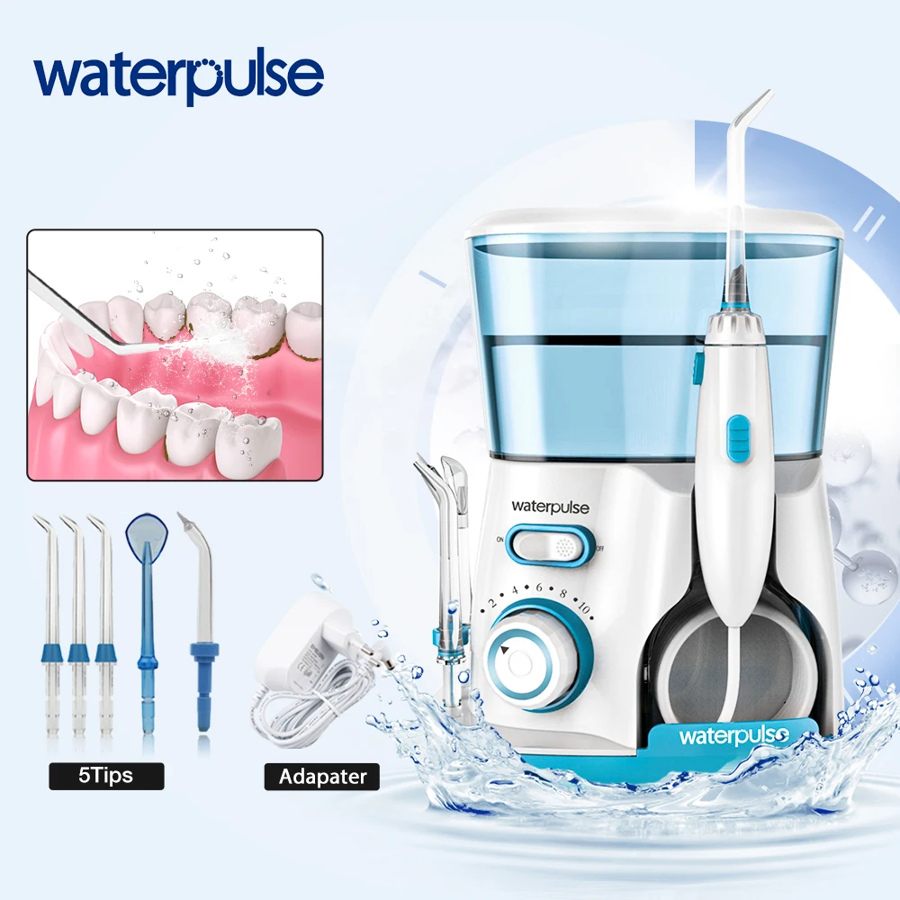 Waterpulse v300 3 цвета Зубная нить Pro Ирригатор для полости рта 800 мл Гигиена зубные