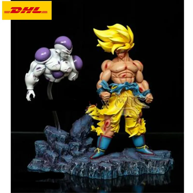 Super Saiyan Statue Frieza VS Kakarotto Bust Universe Boss Full-Length Portrait Original Version MRC GK Action Model Toy 30CM A4 | Игрушки и