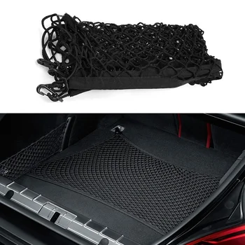 

70*70CM Car Trunk Cargo Mesh Net Luggage Accessories For Mercedes Benz W211 W221 W220 W163 W164 W203 W213 B C E SLK GLK CLS M