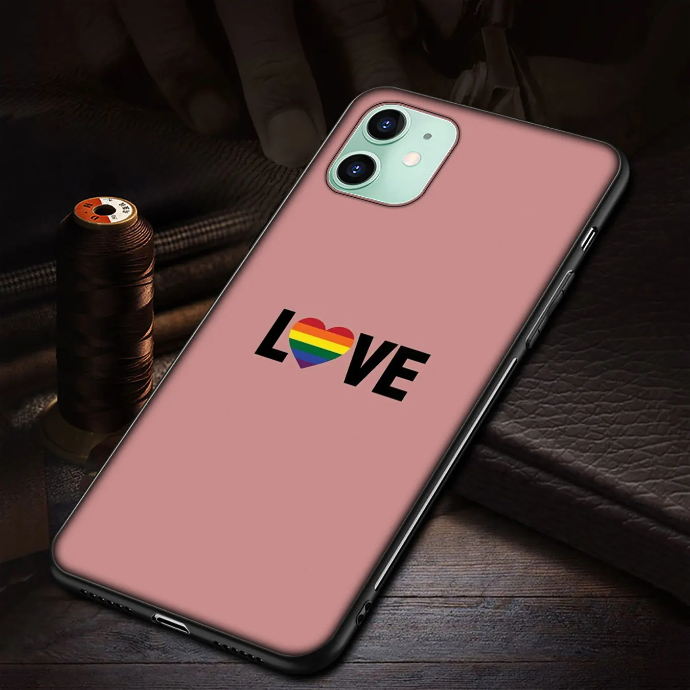 Чехол для телефона LGBTQ heart LGBT love is Love iPhone XR X XS 11 Pro Max 10 7 8 6 6S 5 SE чехол|Чехлы-накладки| |
