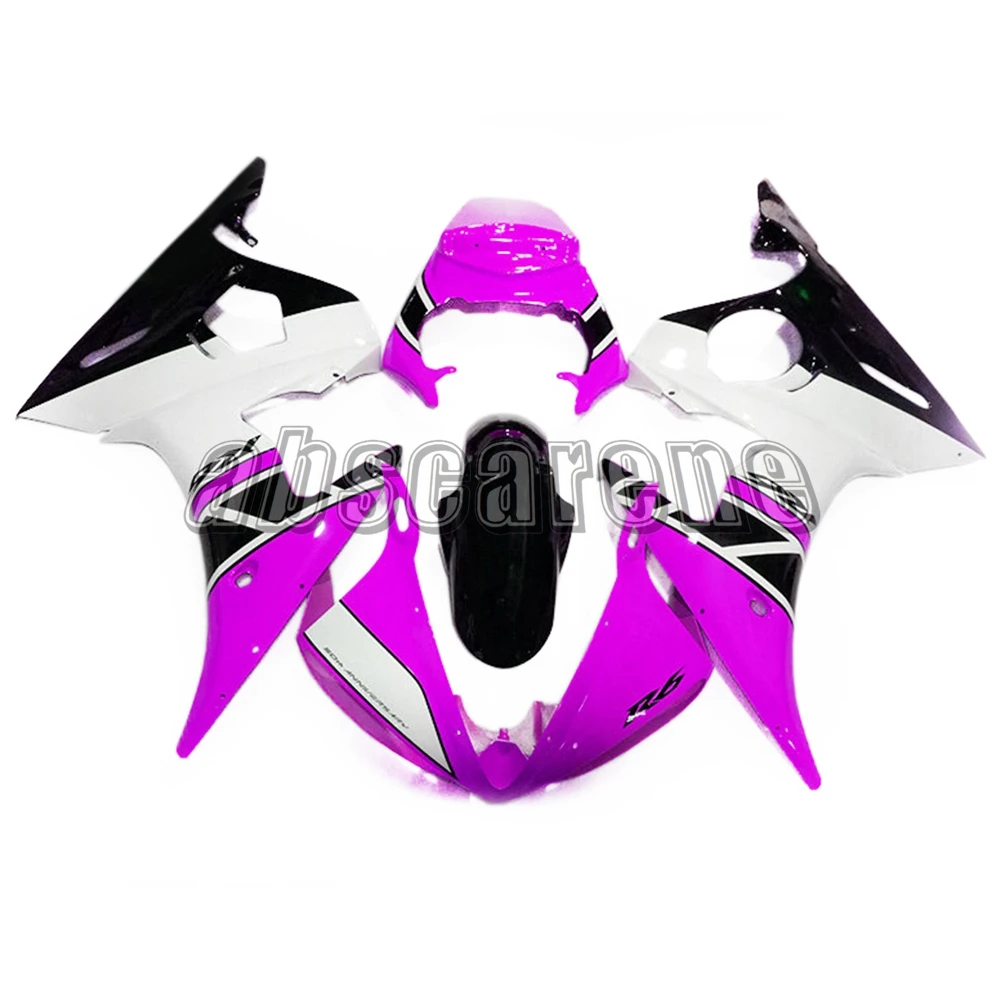 ABS пластик полный обтекатель комплект для Yamaha YZF600 R6 2003 2004 2005 YZF R6 03 05 инъекции мотоцикл капот Фиолетовый Белый Черный - Цвет: R6 2003 - 2004