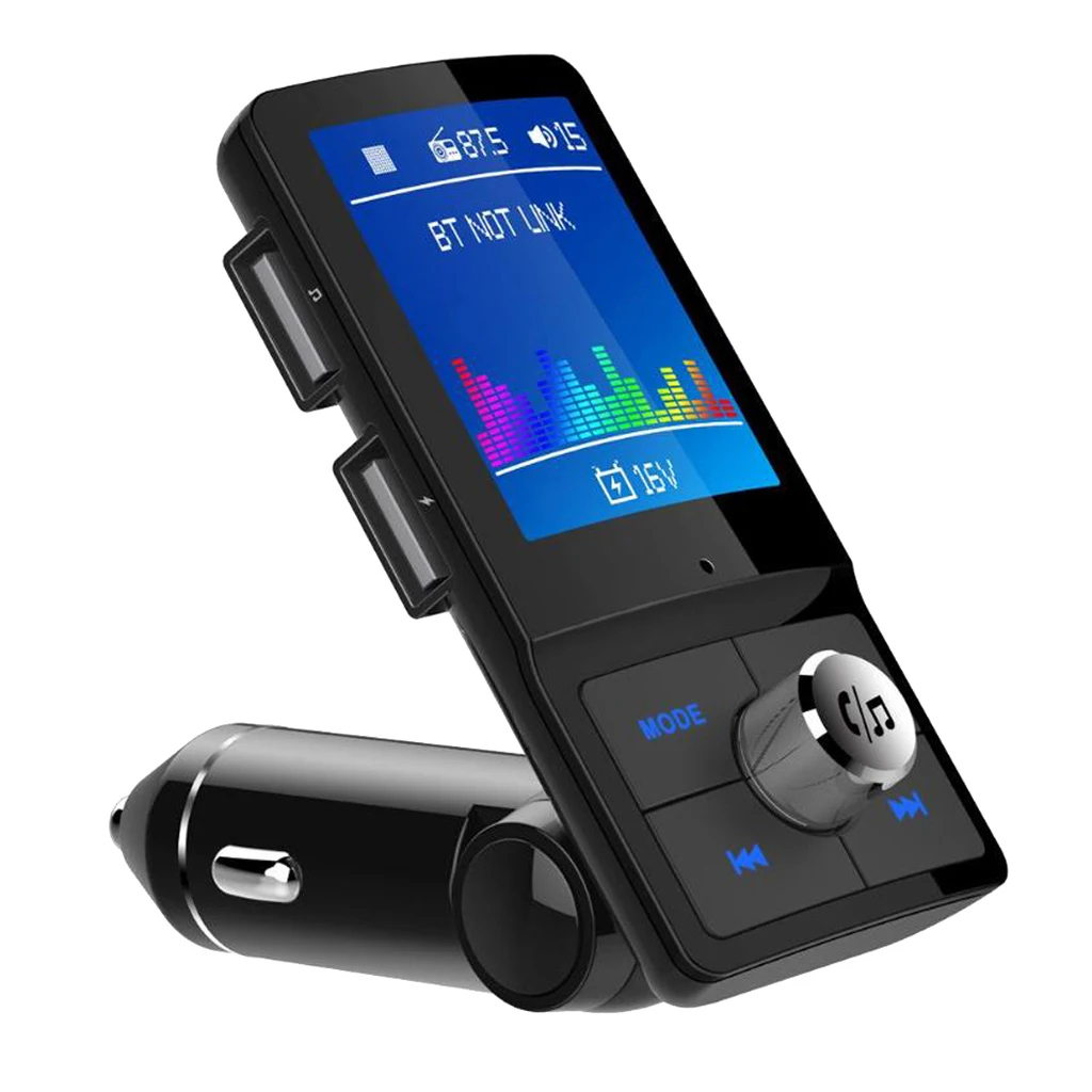 90 градусов автомобильное крепление на Беспроводной Bluetooth FM передатчик Радио автомобильный адаптер USB Зарядное устройство