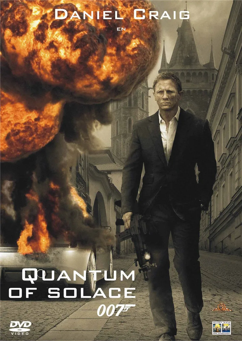 

60x84cm Quantum Of Solace 007 James-Bond Movie Posters Canvas Art Poster Prints Wall Art Pictures for Living Room Home Decor