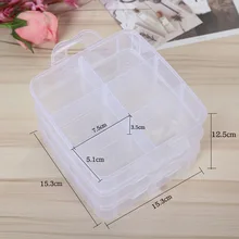 Коробка для инструментов Pinkman прозрачная пластиковая емкость для хранения Коробка для терминала электронные компоненты бусина таблетки органайзер для дизайна ногтей наконечник чехол