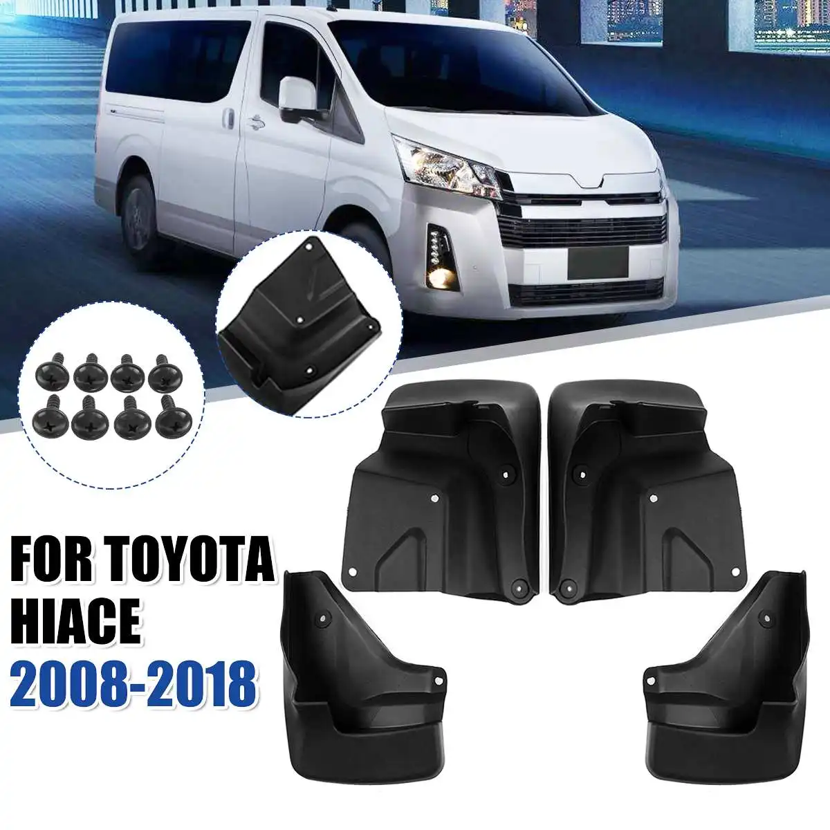 Автомобильные Брызговики крыло аксессуары для брызговиков для Toyota Hiace 2008