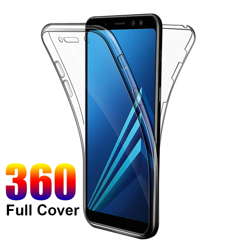 Чехол с полным покрытием 360 градусов для samsung galaxy S10 S10e S9 Plus A6 A8 A7 2018 J8 J4 J6 Note 5 9 8 10