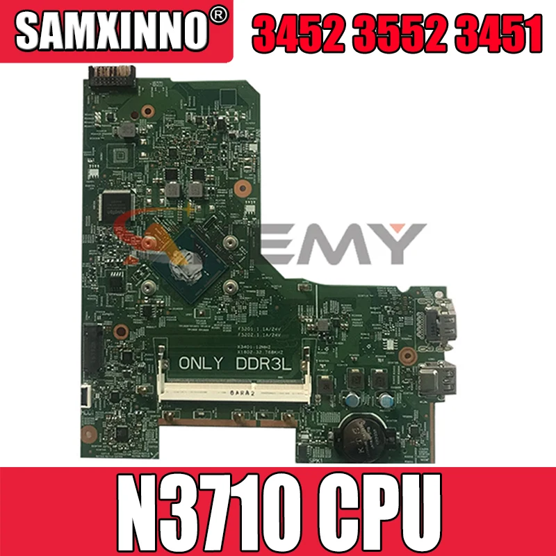 Akemy для DELL Inspiron 3452 3552 3451 Материнская плата ноутбука CN-0V0D1T 0V0D1T V0D1T Pentium N3710 Процессор