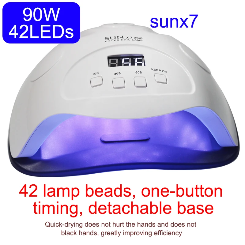 SUNx5Plus/sunx7/star6 УФ светодиодный светильник для ногтей сушилка 54 Вт/90 Вт/36 Вт Светодиодный s лампа для маникюра гелевая лампа для ногтей сушильная лампа для гель-лака