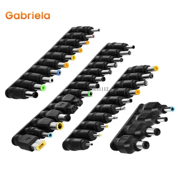 

Laptop DC Power Adapter Kits 38 PCS Universal 5.5 mm x 2.1 mm DC AC Power Adapter Tips Connector Power Supply Plug Jack Sets