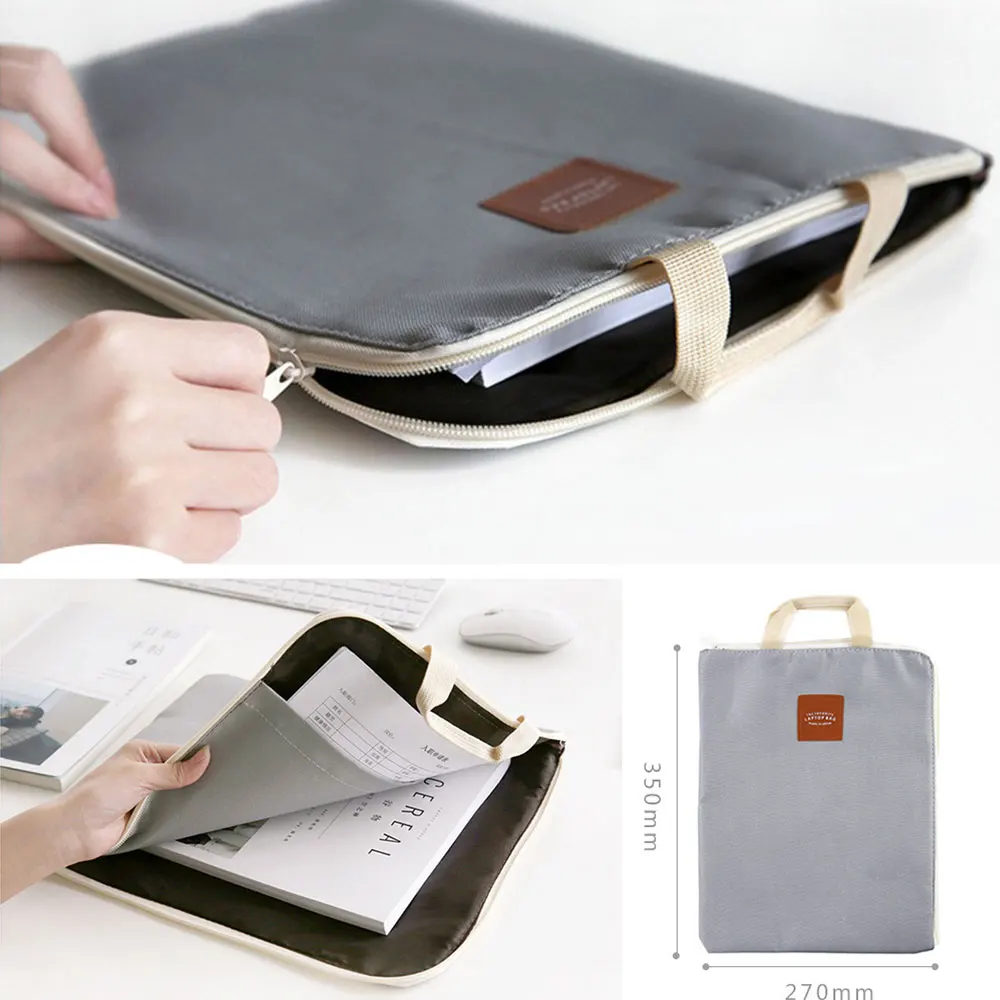 Bags Briefcase Zipper Muiti-Function Bag Oxford Canvas Handheld Holder Bag