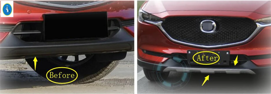 Yimaautotrims авто аксессуары Передний+ задний бампер Защита Накладка для Mazda CX-5 CX5