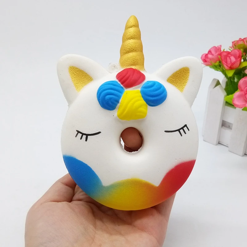 NNL164 Мягкий медленно поднимающийся антистресс Jumbo пончик Squishy Единорог мороженое еда десерт новинка игрушки для детей Детские игрушки Squishy - Цвет: NNL164