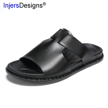 

Hot Sale Slippers Men Indoor&Outside Waterproof Casual Sandalias Zapatillas Hombre Fashion Black White Men Slides Big Size 38-45