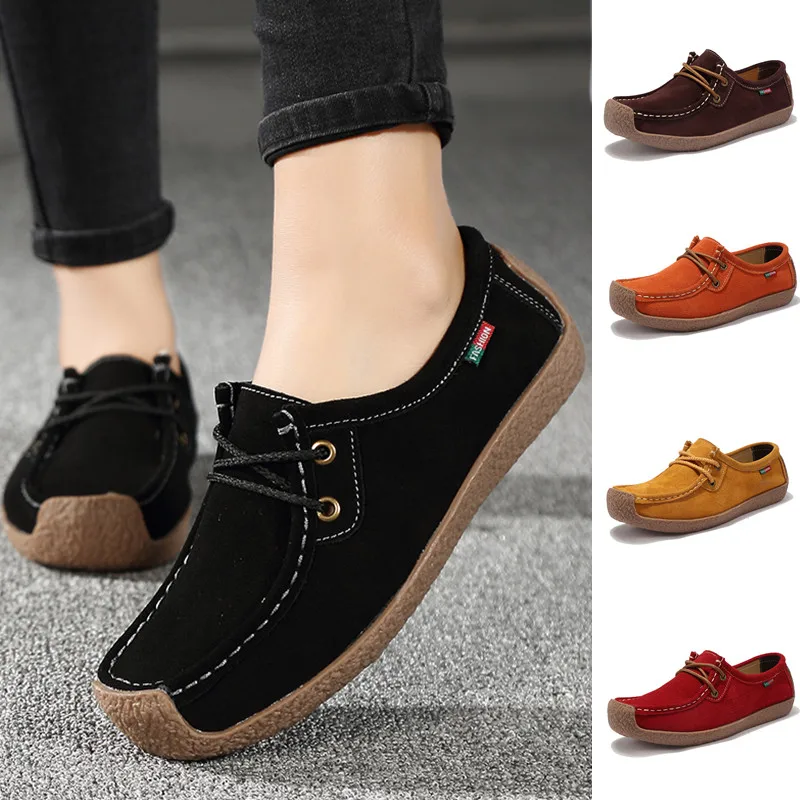 

Women's Casual Shoes Flatform Soft Loafers Shoes Comfortable Slip-on Outdoor Walking Sneakers