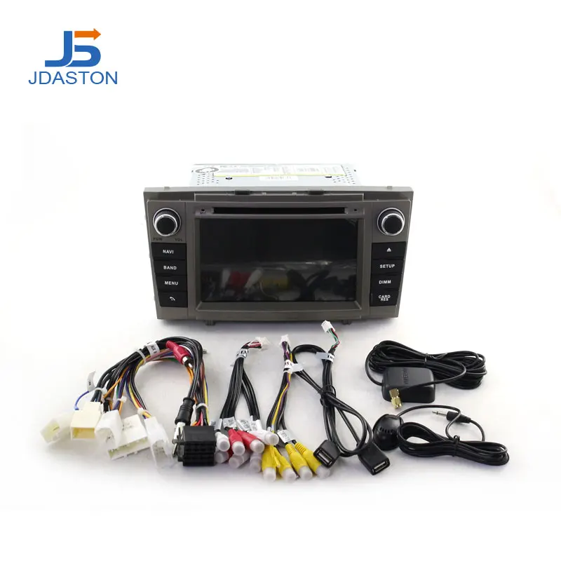 JDASTON Android 10 автомобильный мультимедийный плеер для Toyota Avensis/T27 2008 2013 2 Din